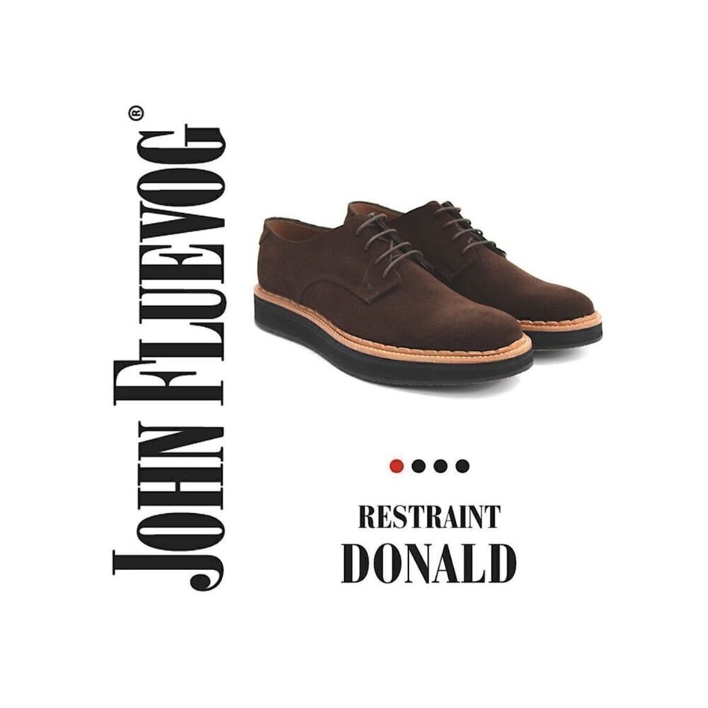 John Fluevog Donald Suede Leather Creepers
